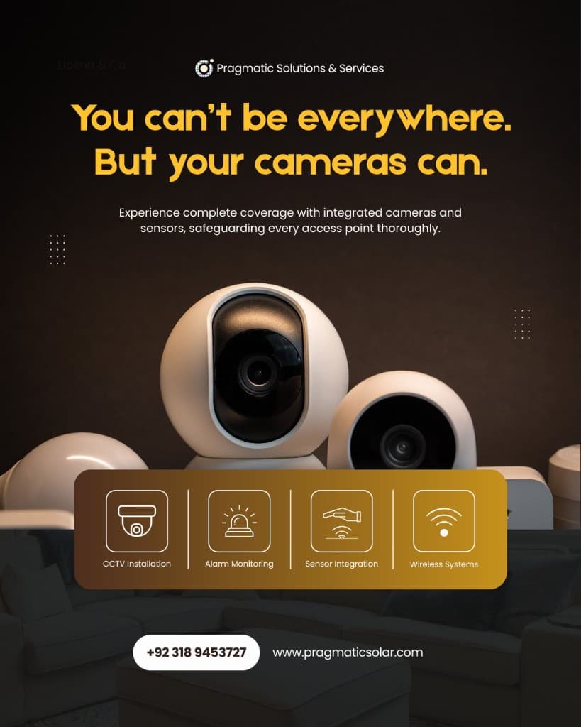Residential CCTV installation Pakistan