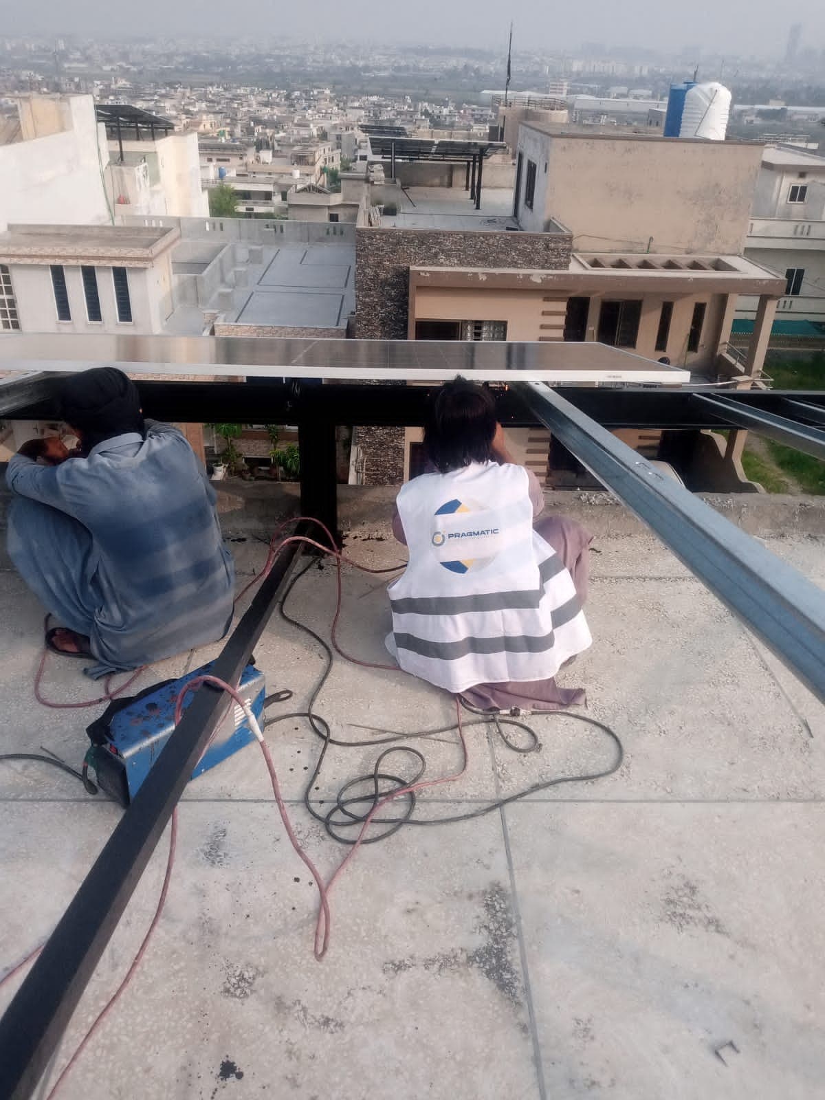 Rooftop structure work